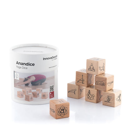 Anandice InnovaGoods Yoga Würfelspiel 7 Einheiten 