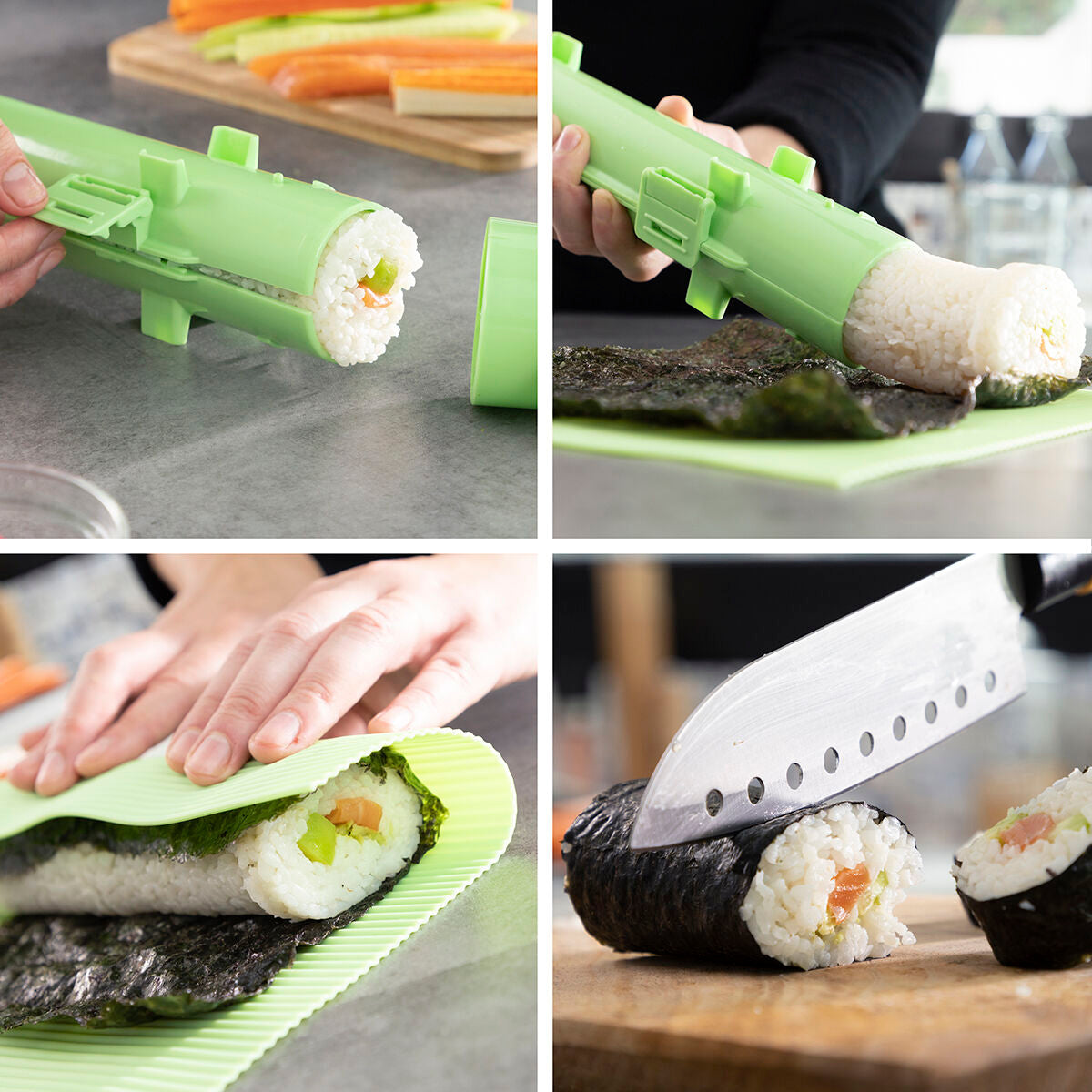 Sushi-Set mit Rezepten Suzooka InnovaGoods 3 Stück 