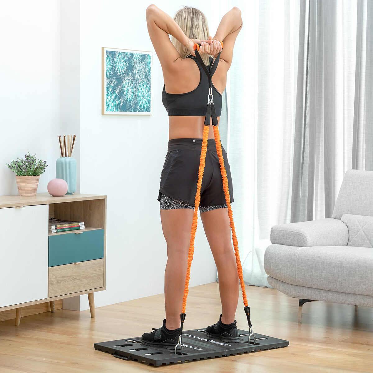 Komplettes tragbares Trainingssystem mit Gympak Max-Übungsanleitung InnovaGoods 