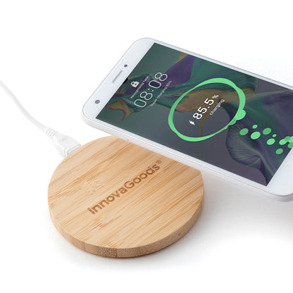 Chargeur sans Fil en Bambou Wirber InnovaGoods