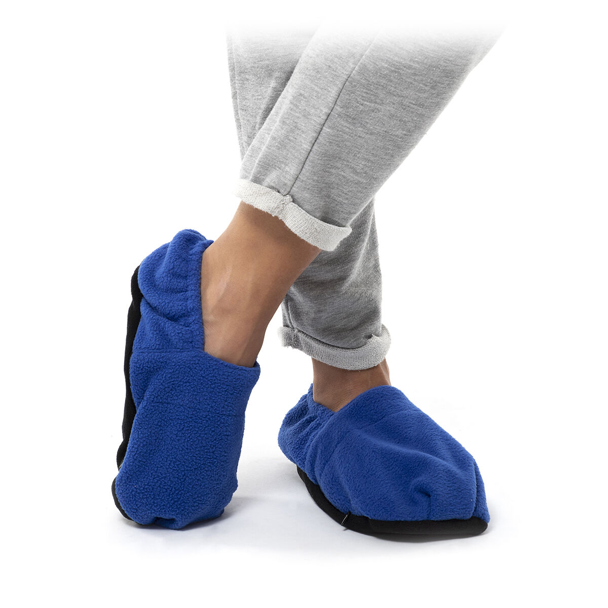 Chaussons Chauffants Micro-ondes InnovaGoods Bleu