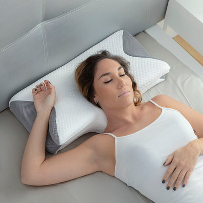 Almohada Viscoelástica Cervical con Contorno Ergonómico Conforti InnovaGoods