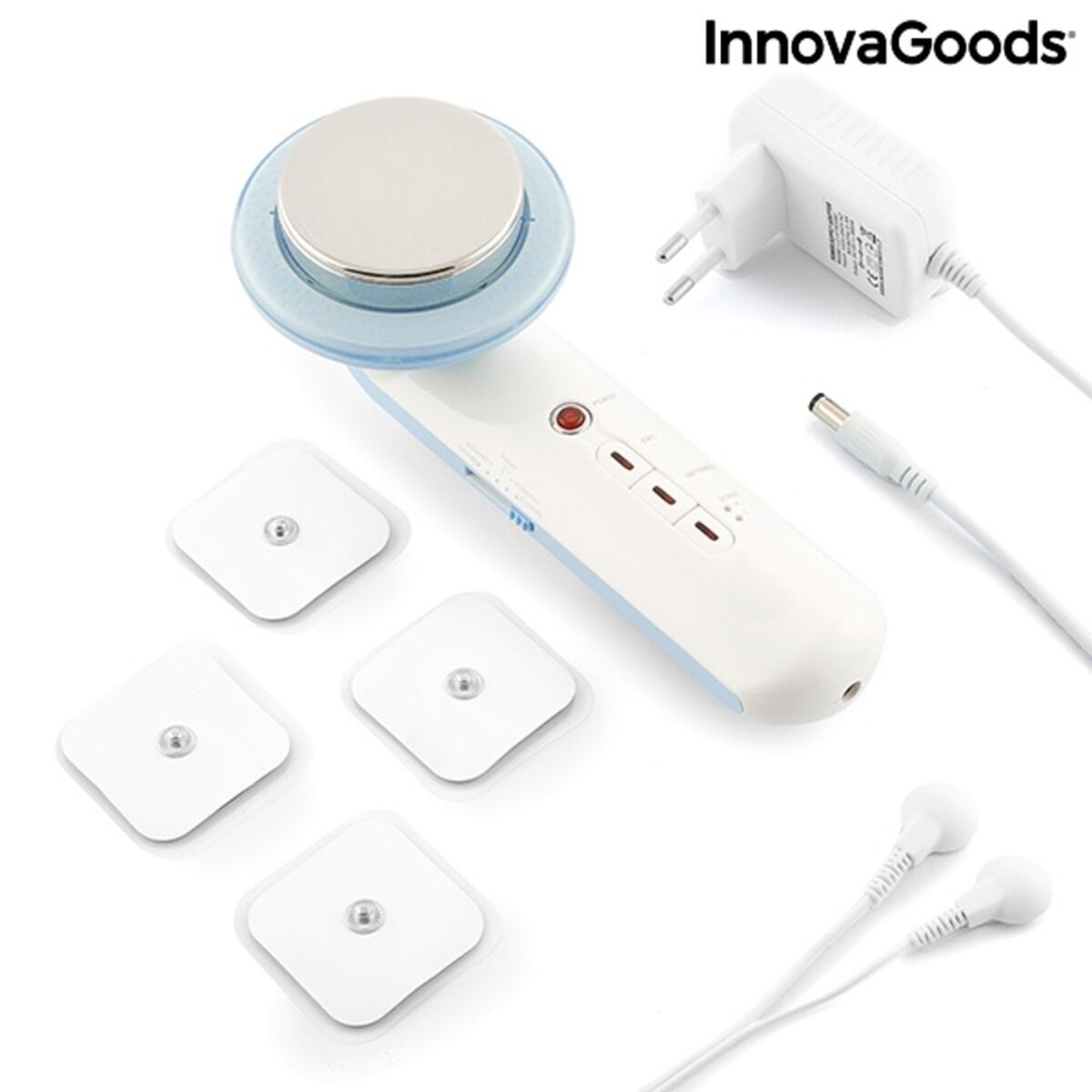 Masajeador Anticelulítico de Cavitación Ultrasónica con Infrarrojos y Electroestimulación 3 en 1 CellyMax InnovaGoods (Reacondic