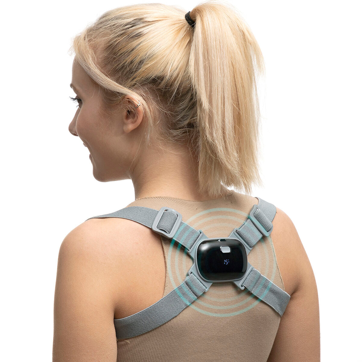 Intelligent Rechargeable Posture Trainer with Vibration Viback InnovaGoods