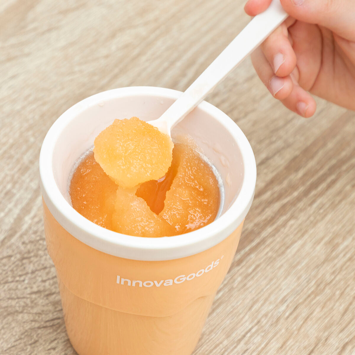 Vaso para Hacer Helados y Granizados con Recetas Frulsh InnovaGoods