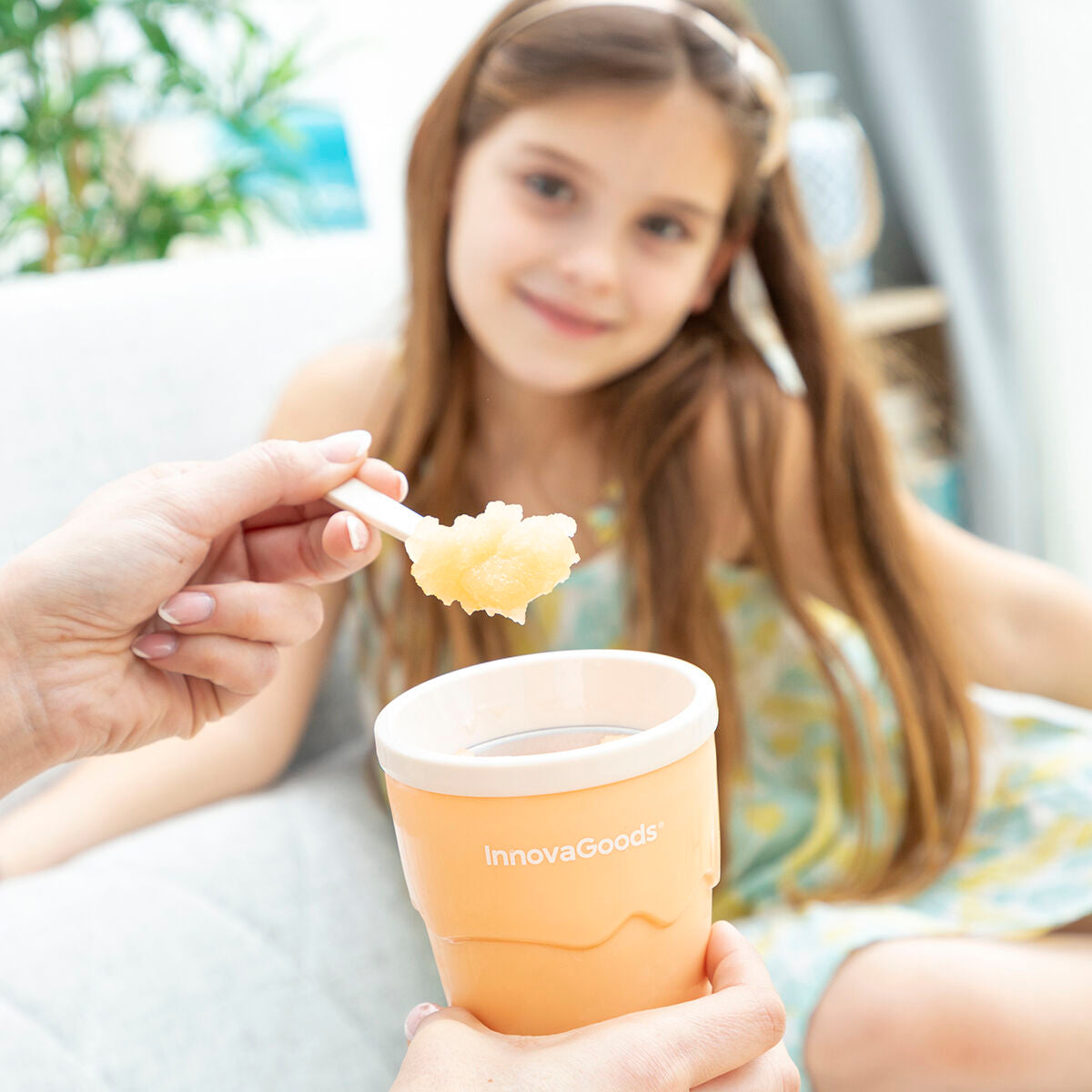 Glas für Eis und Granitas mit Rezepten Frulsh InnovaGoods 