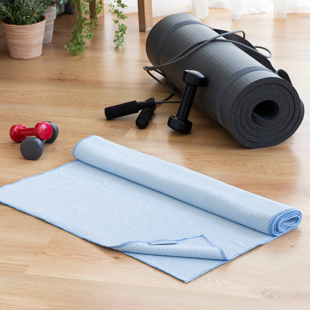 Serviette de Fitness Antidérapante à Séchage Rapide Fitow InnovaGoods