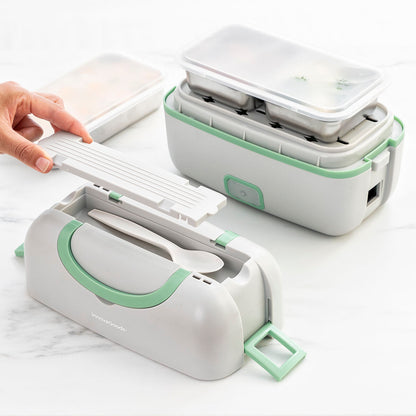 3 in 1 elektrische Dampf-Lunchbox mit Rezepten Beneam InnovaGoods 