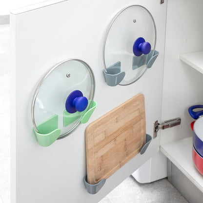 Set mit 3 selbstklebenden Wandhalterungen für Smarack InnovaGoods Küchendeckel 