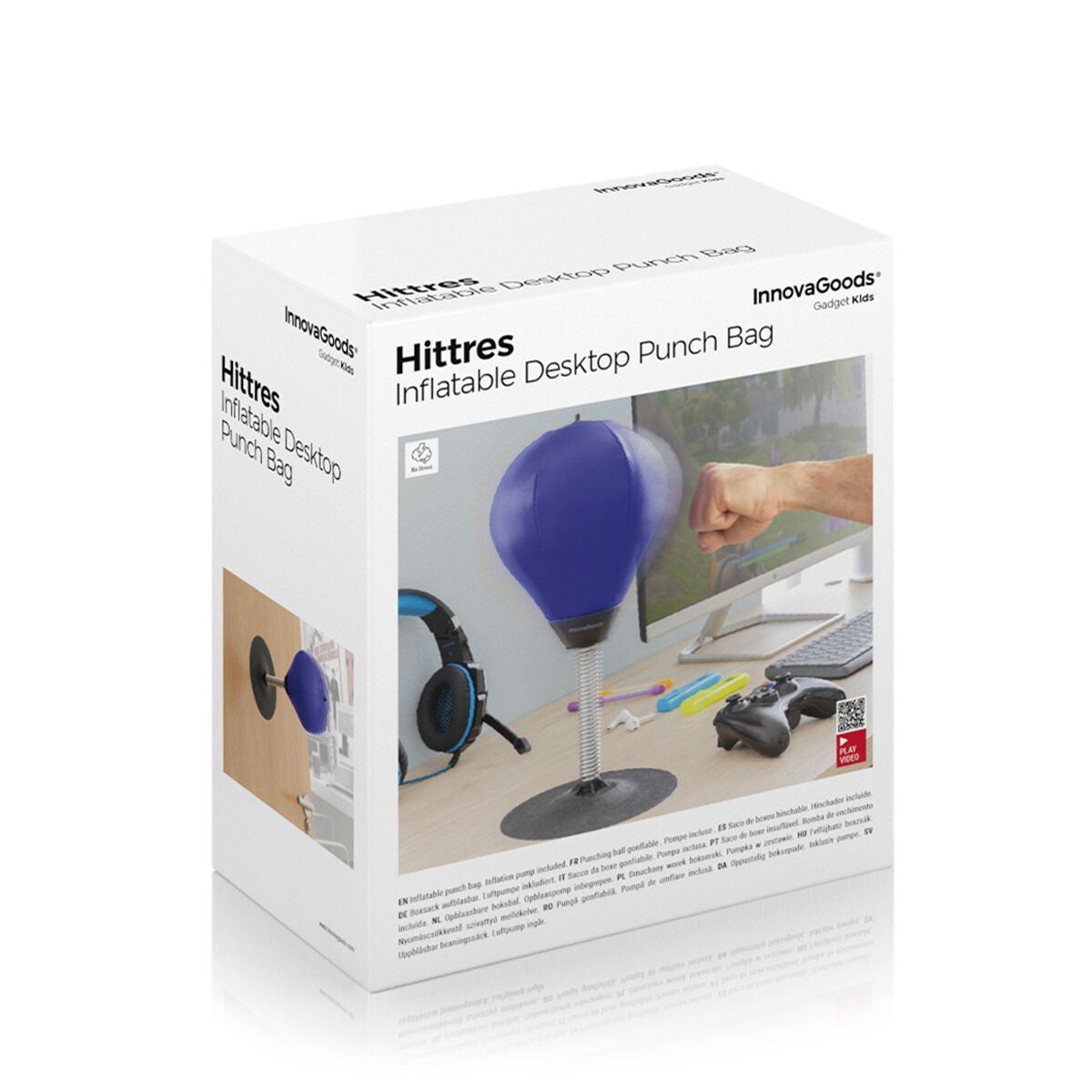 Hittres InnovaGoods Office Anti-Stress aufblasbarer Boxsack 