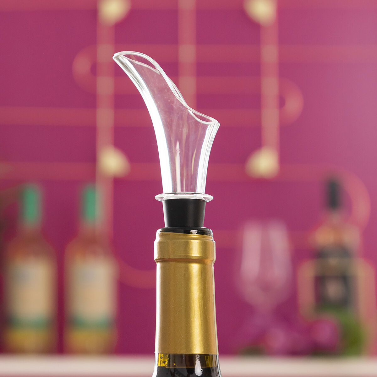 Rechargeable Electric Corkscrew with Accessories for Wine Corklux InnovaGoods