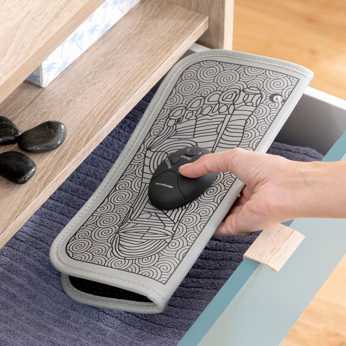 Foosage InnovaGoods Fuß- und Bein-Elektrostimulator-Massagegerät 