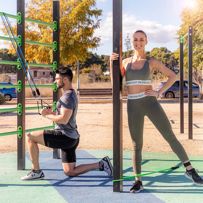 Widerstandsbänder-Set mit Zubehör und Trainingsanleitung Tribainer InnovaGoods (3er-Pack) 