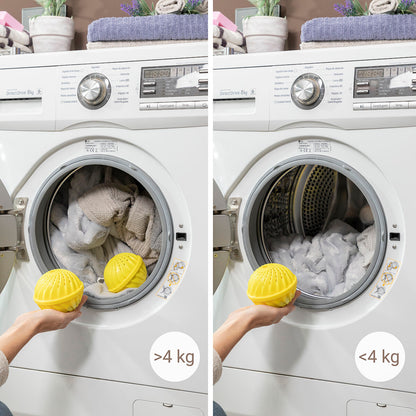 Waschbälle für Wäsche ohne Waschmittel Delieco InnovaGoods Packung mit 2 Einheiten 