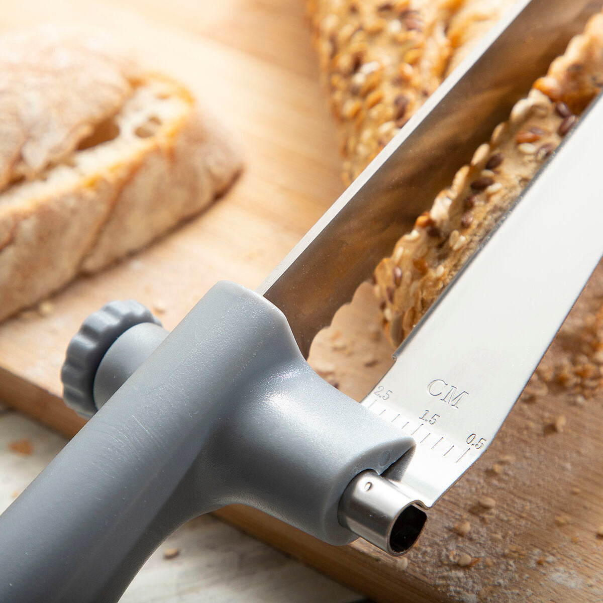 Bread Knife with Adjustable Cutting Guide Kutway InnovaGoods