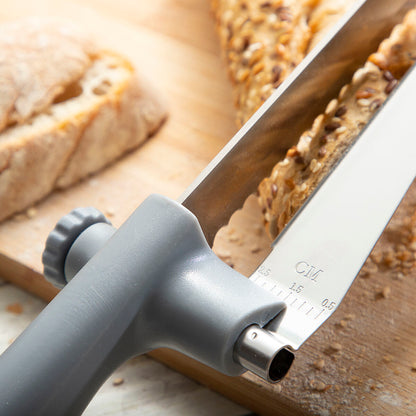 Cuchillo de Pan con Guía de Corte Regulable Kutway InnovaGoods