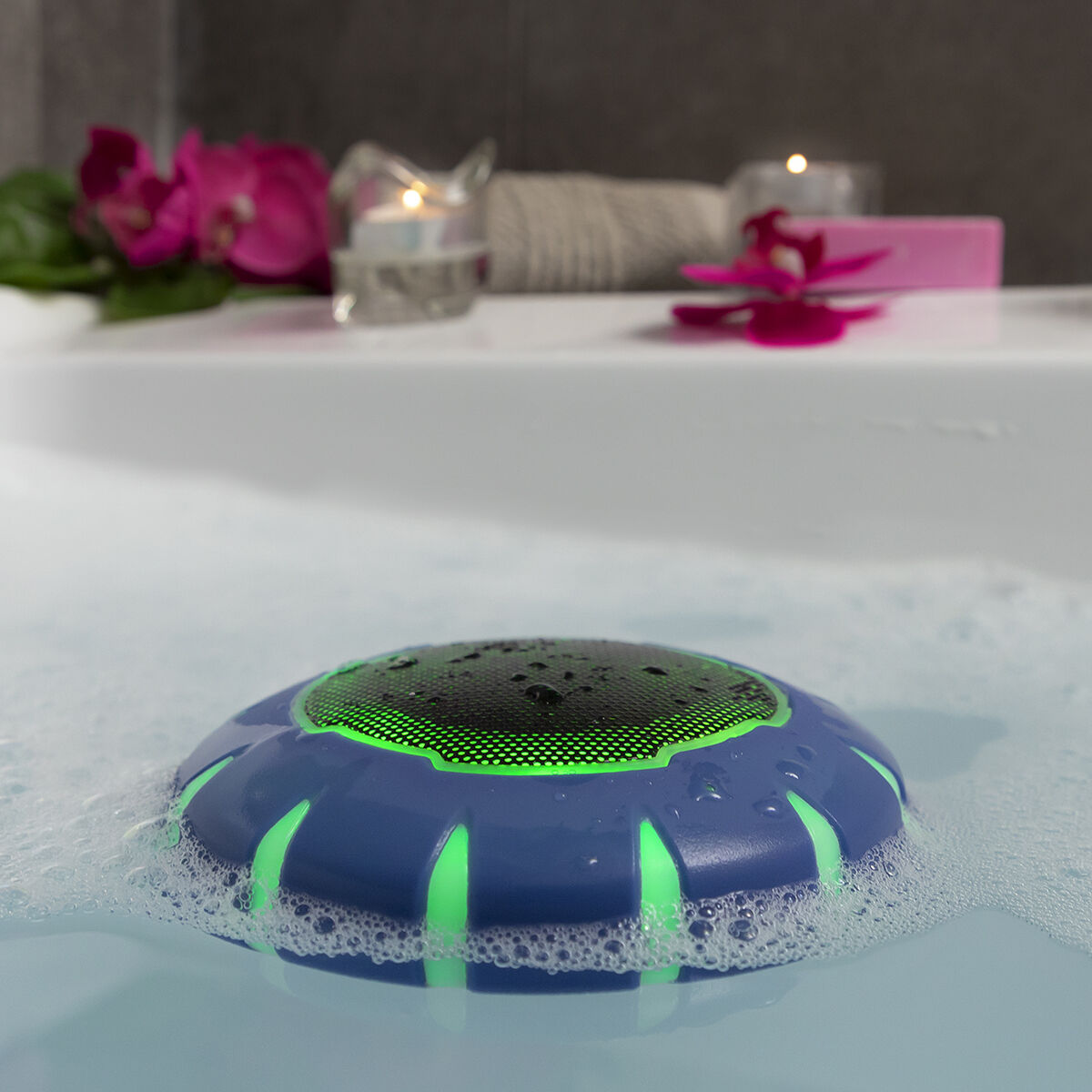 Schwimmender kabelloser Lautsprecher mit LED-Floaker InnovaGoods 