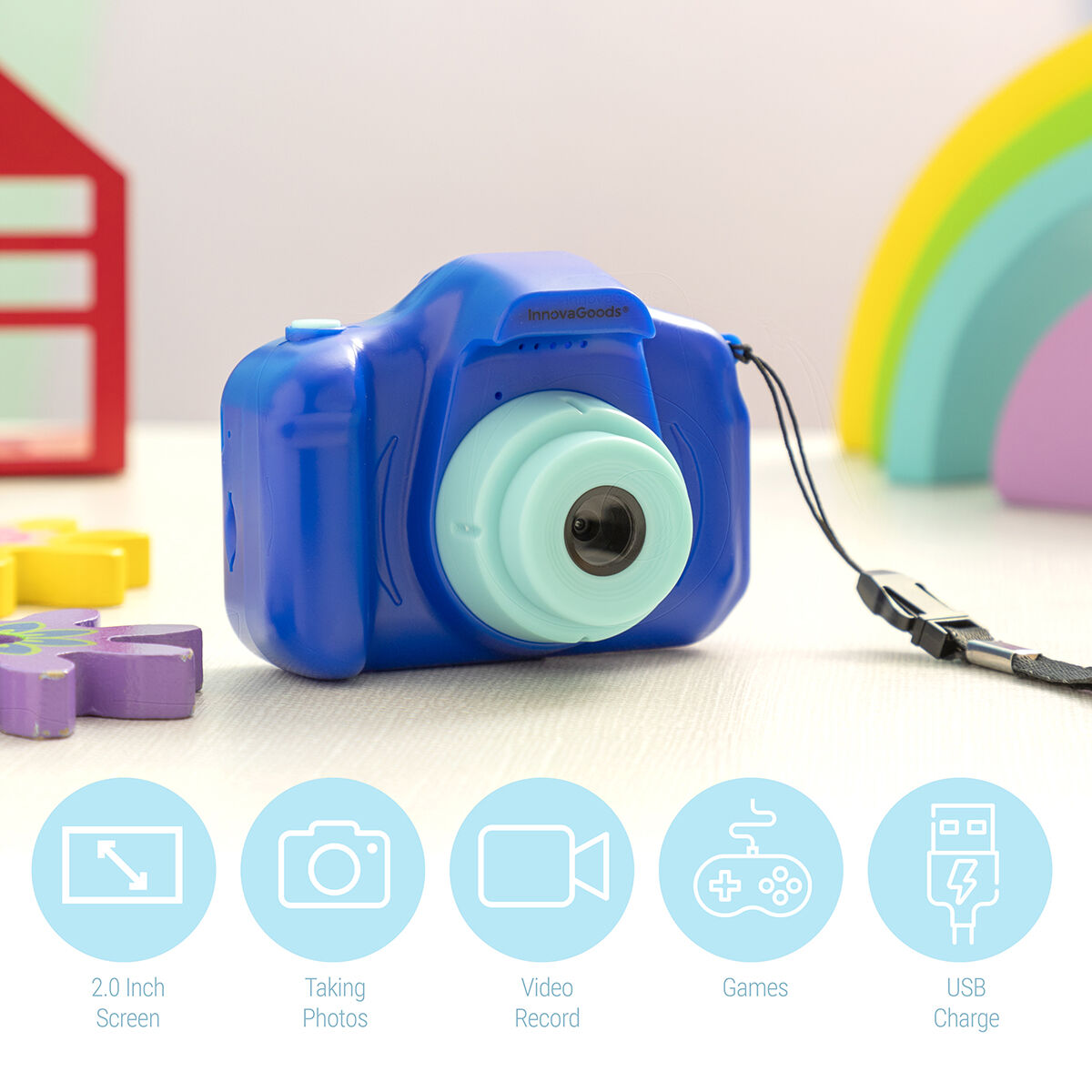 Kidmera InnovaGoods Digitalkamera für Kinder 