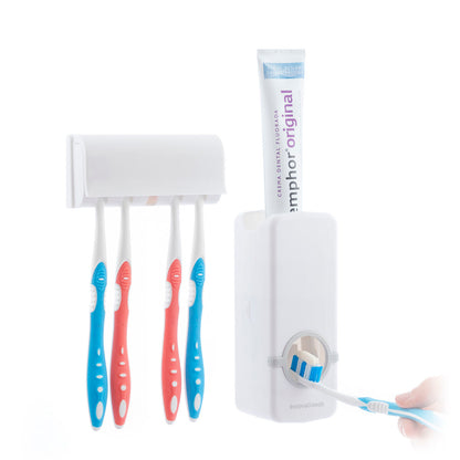 Zahnpastaspender mit Zahnbürstenhalter Diseeth InnovaGoods 