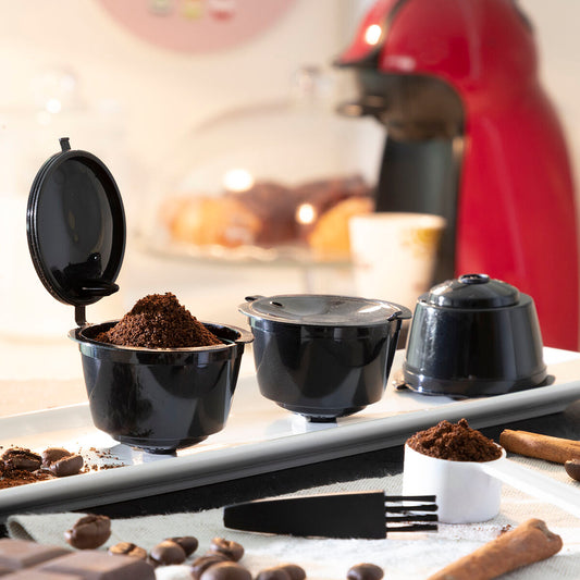 Set mit 3 wiederverwendbaren Kaffeekapseln Redol InnovaGoods 