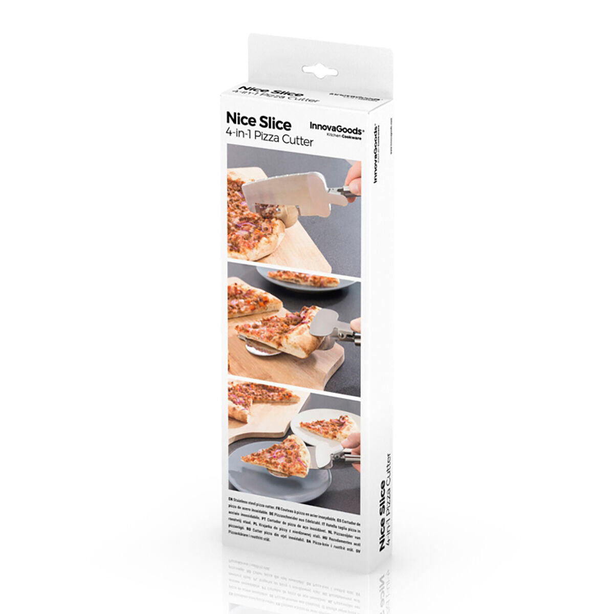Nice Slice 4-in-1 Pizzaschneider InnovaGoods IG813215 Edelstahl (Restauriert A) 